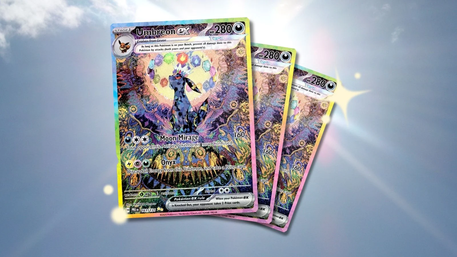 يبدو أن لعبة Pokémon TCG Prismatic Evolutions تحتوي على حزم نصف إله بعيدة المنال