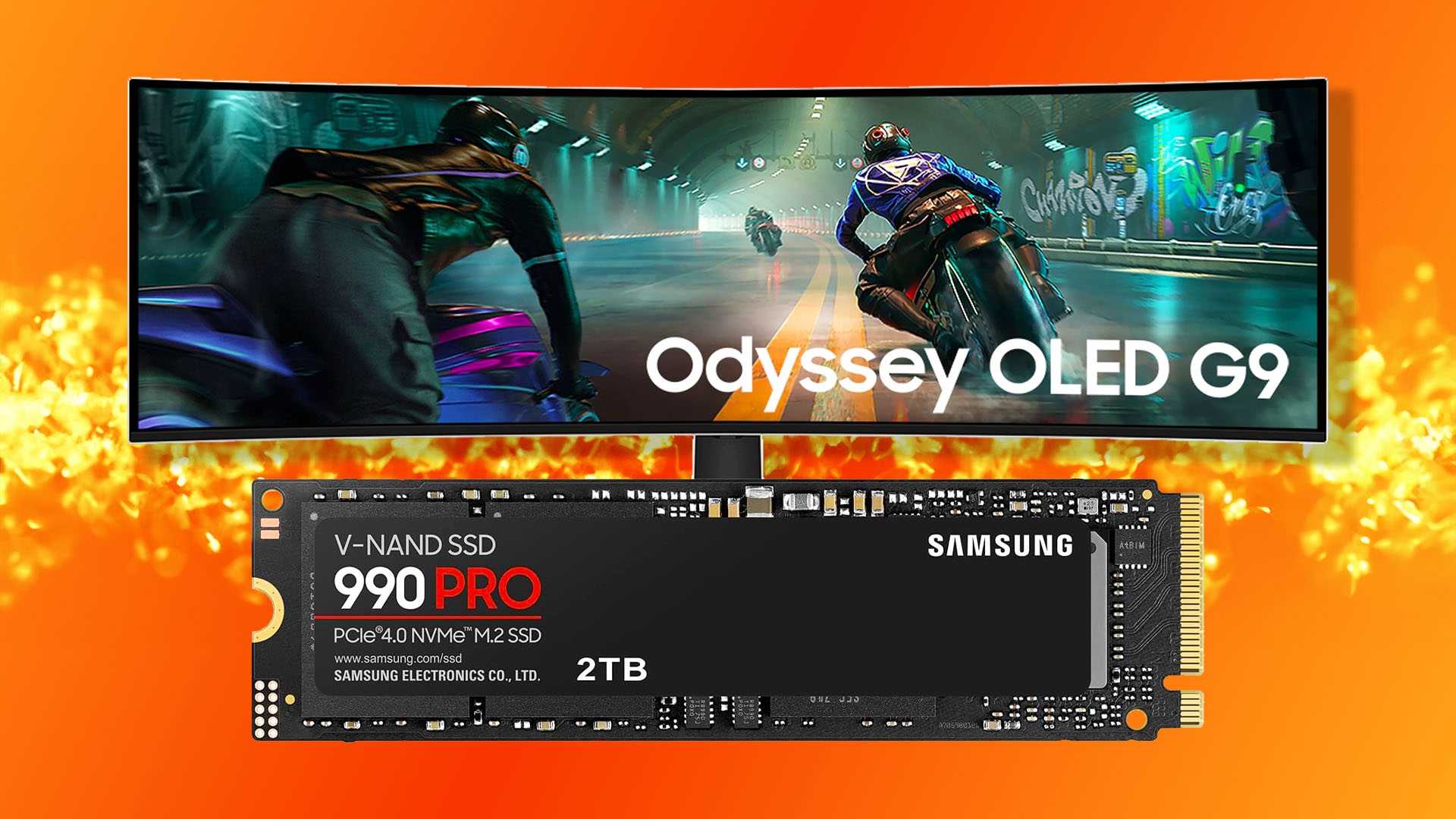 وفر 400 دولار على شاشة الألعاب Samsung OLED مقاس 49 بوصة واحصل على SSD بسعة 2 تيرابايت مجانًا