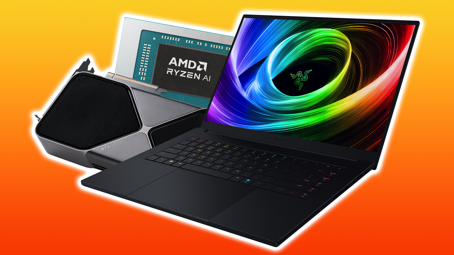 يبدو الكمبيوتر المحمول الجديد للألعاب Razer Blade 16 مذهلاً، وهو مزود ببطاقة Nvidia RTX 5090